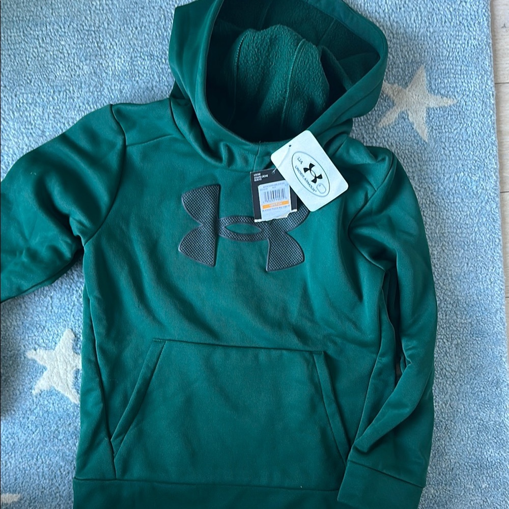 Under Armour Kids Green Hoodie - NEW